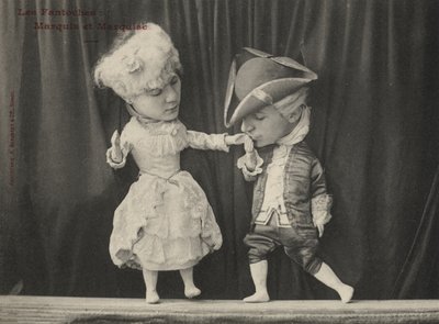 Puppet Marquis and Marquise by French Photographer